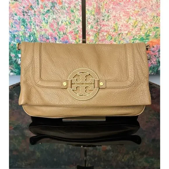 EUC Tory Burch Convertible Amanda Foldover Crossbody Shoulder Bag Clutch - Picture 3 of 11